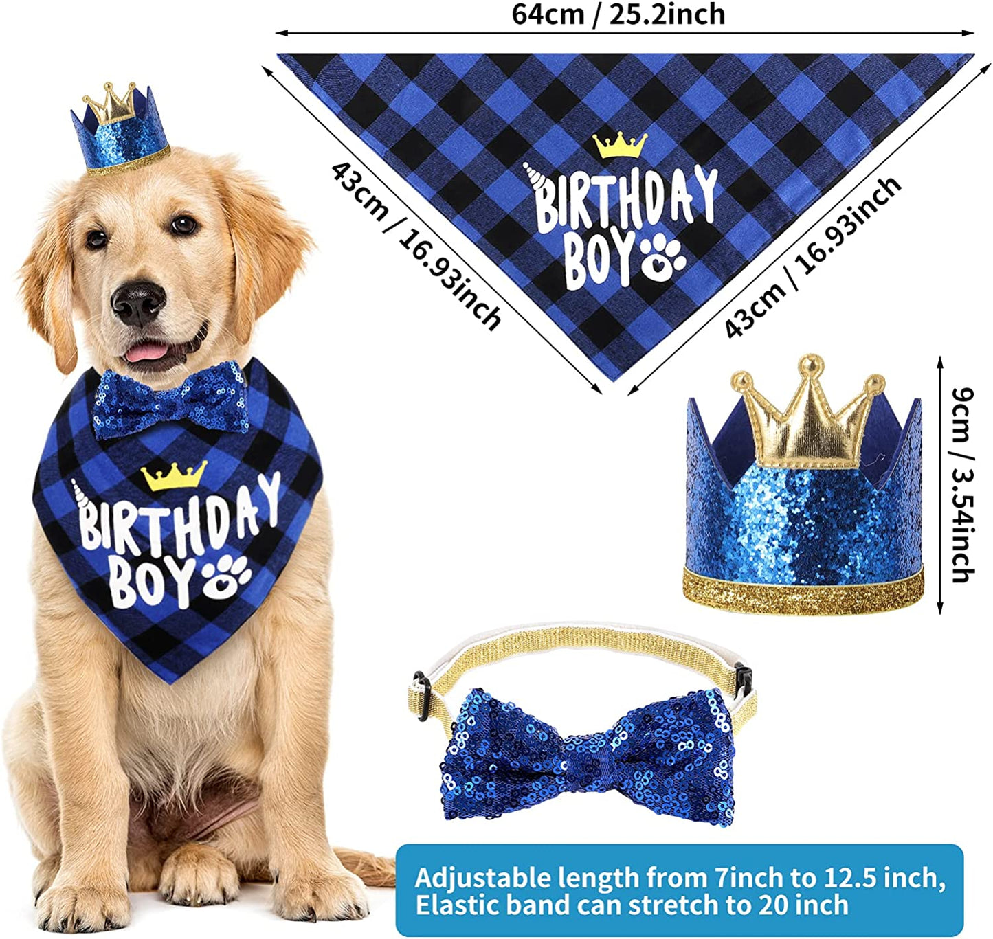 Blue Pet Birthday Party Supplies 