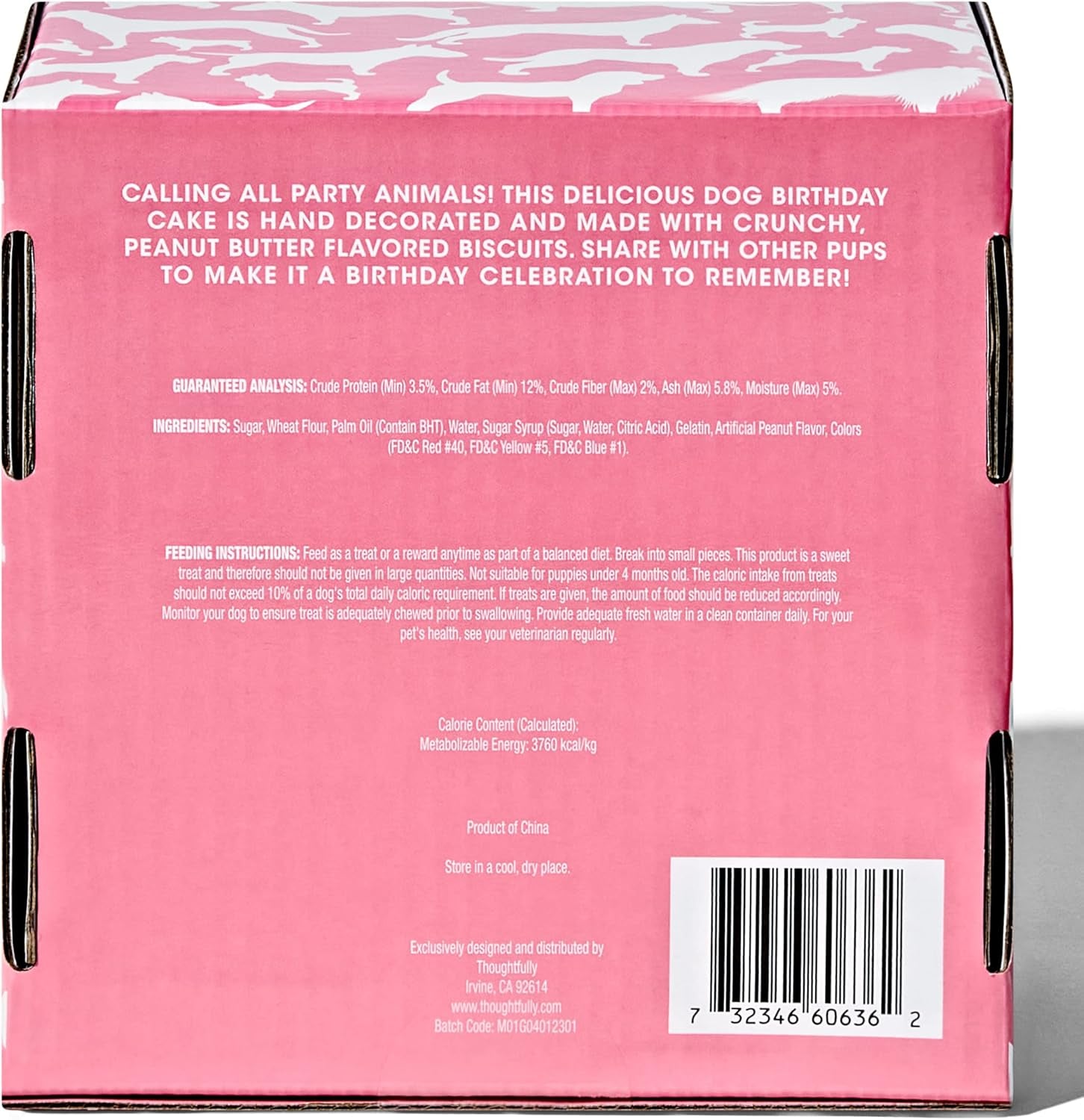 Peanut Butter Flavored Mini Birthday Cake 