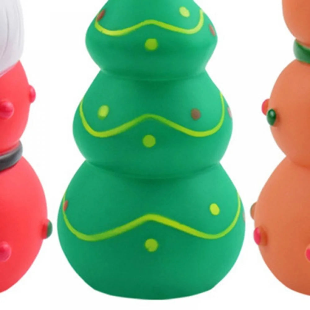 3 Pack Small Christmas Dog Toys