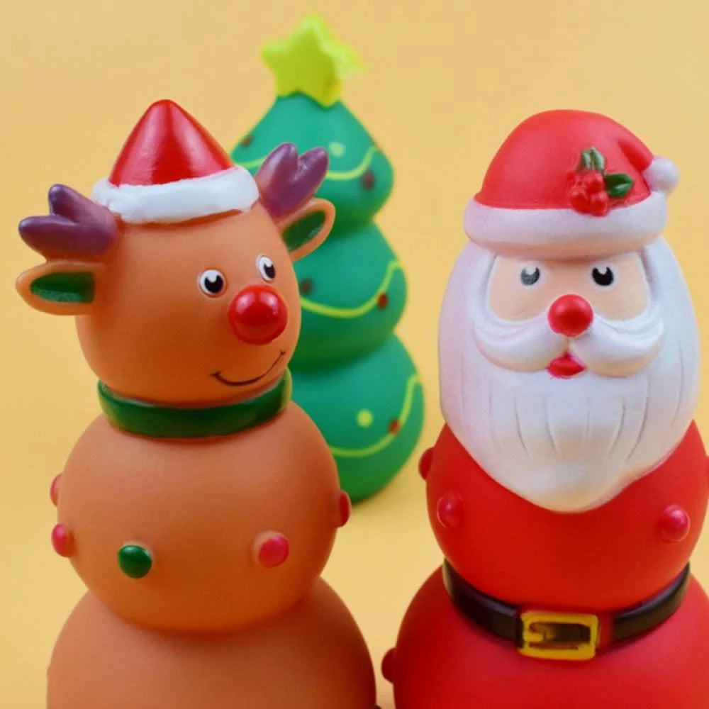 3 Pack Small Christmas Dog Toys