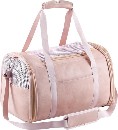 Fashion Leather Pet Carrier 
