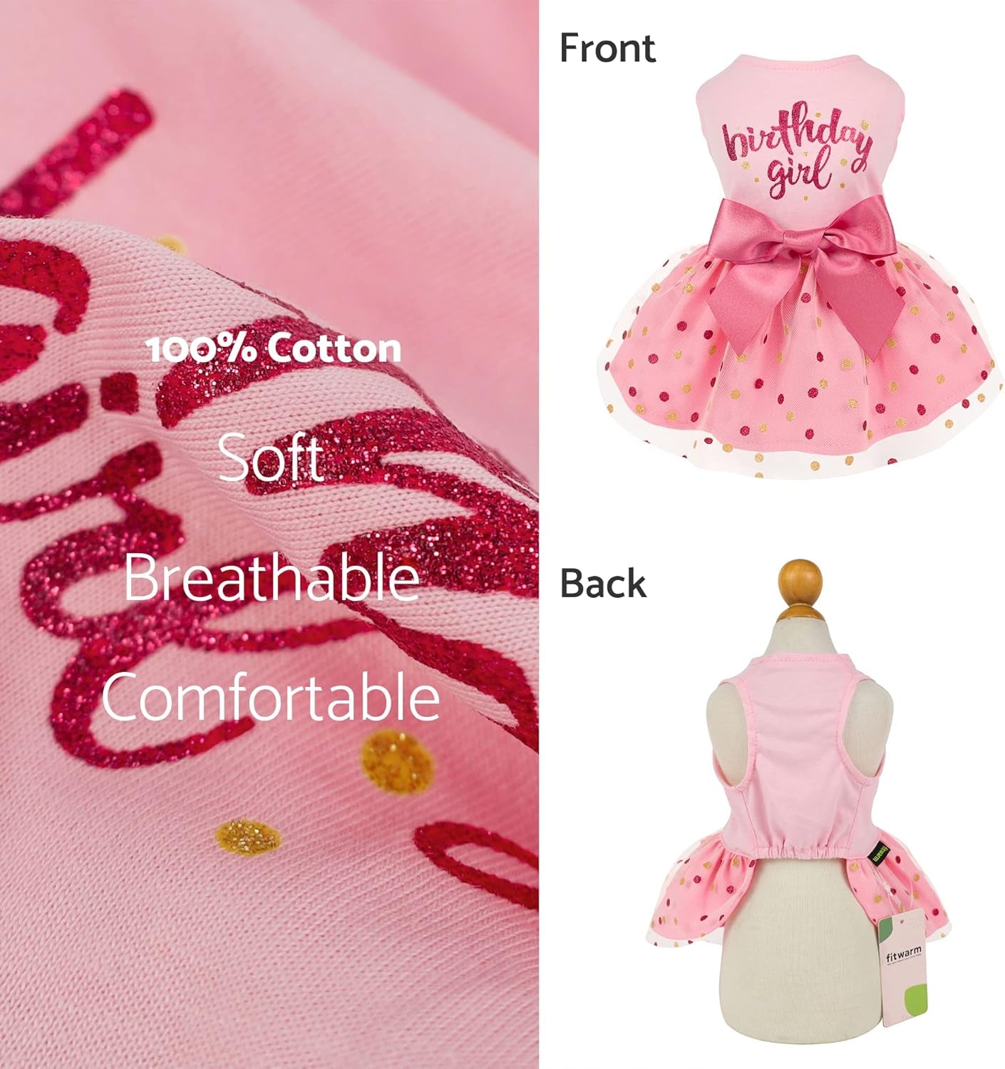 Pink Birthday Girl Dress 