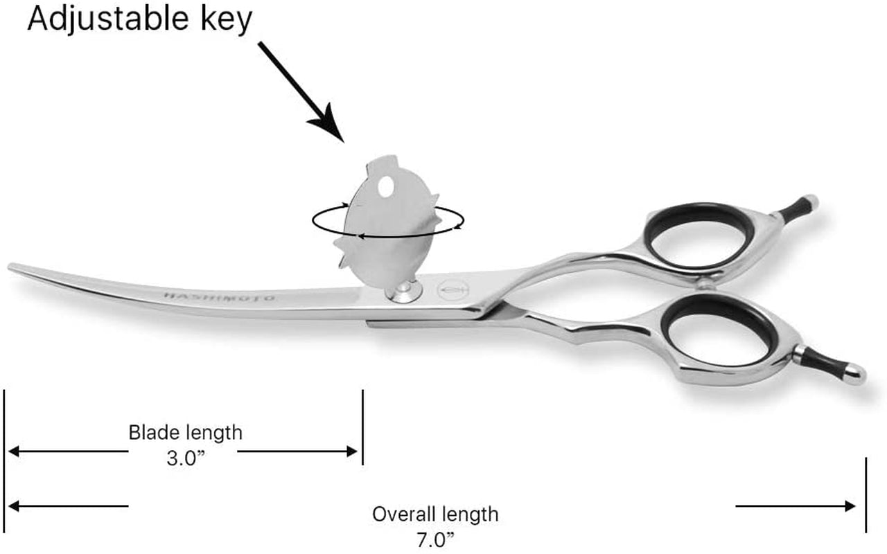 Curved Dog Grooming Scissors 