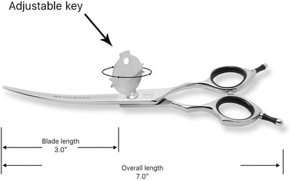 Curved Dog Grooming Scissors 