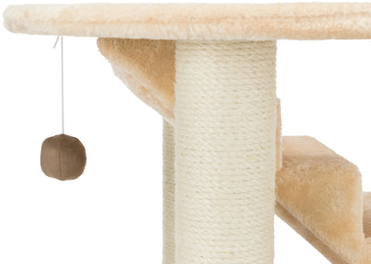 Beige Cat Tower with Bed 