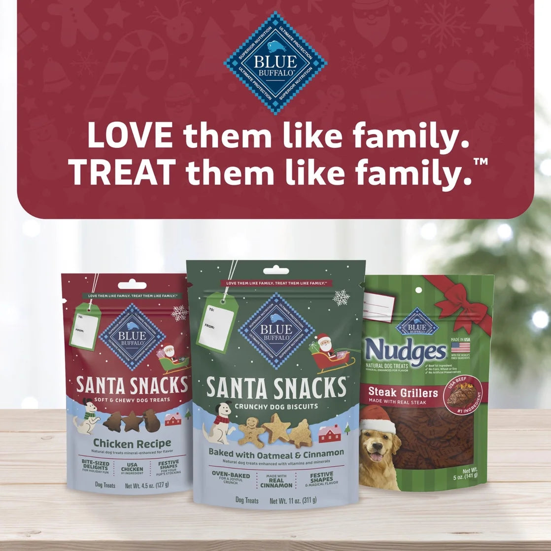 Santa Snacks Soft-Moist Dog Bits for Training, Chicken, 4.5-Oz. Bag