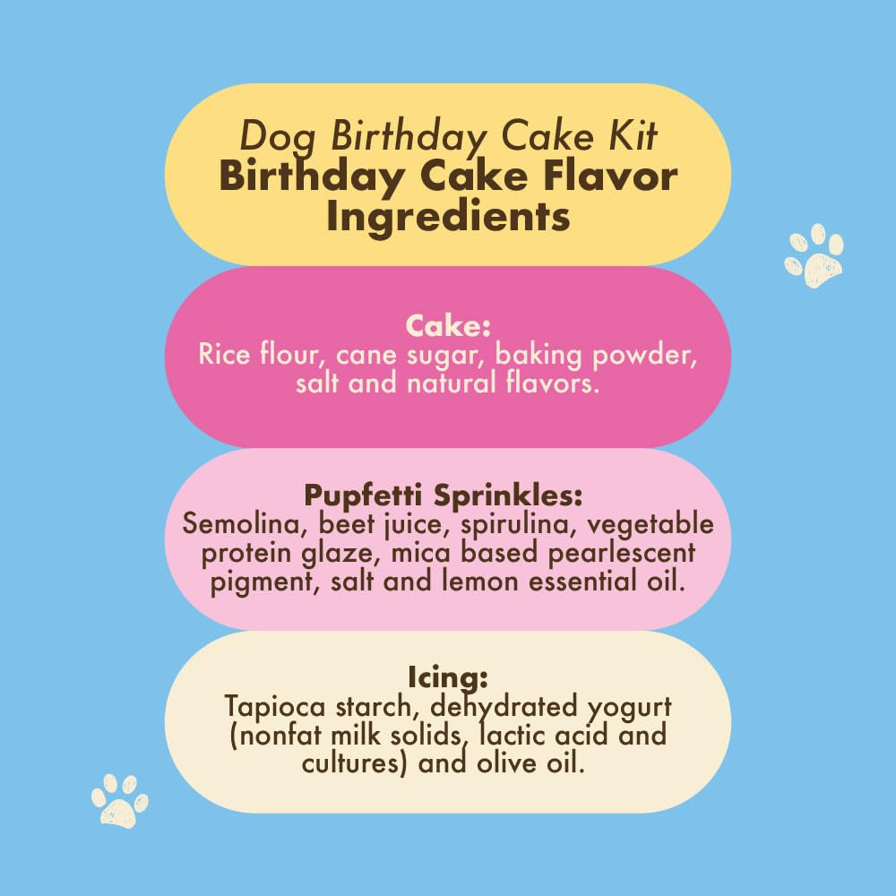 Dog Birthday Cake Kit 