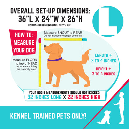 Portable Folding Dog Crate 