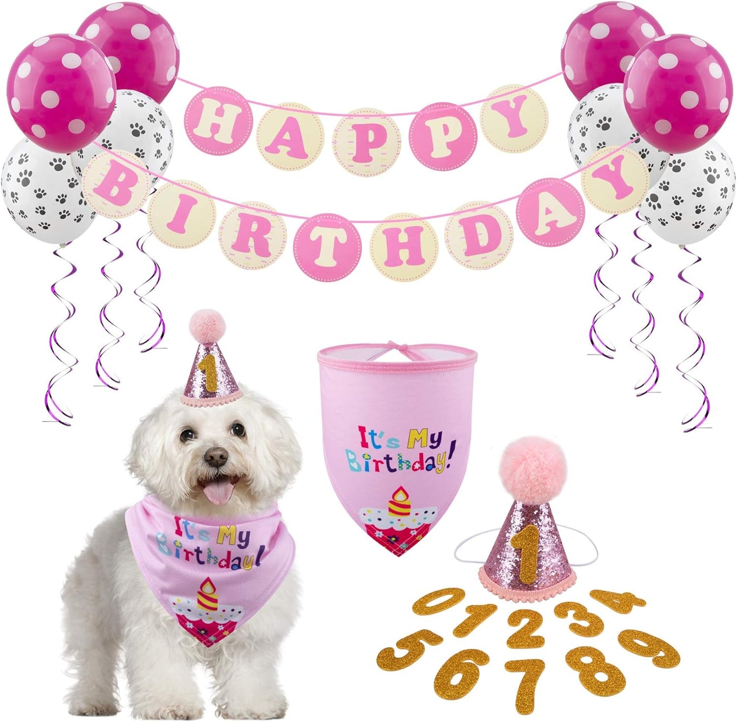 Pink Pet Birthday Party Supplies 