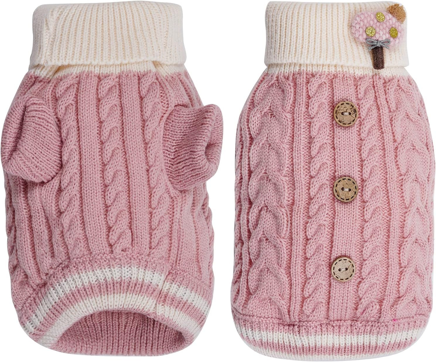 Pretty in Pink Turtleneck Sweater 