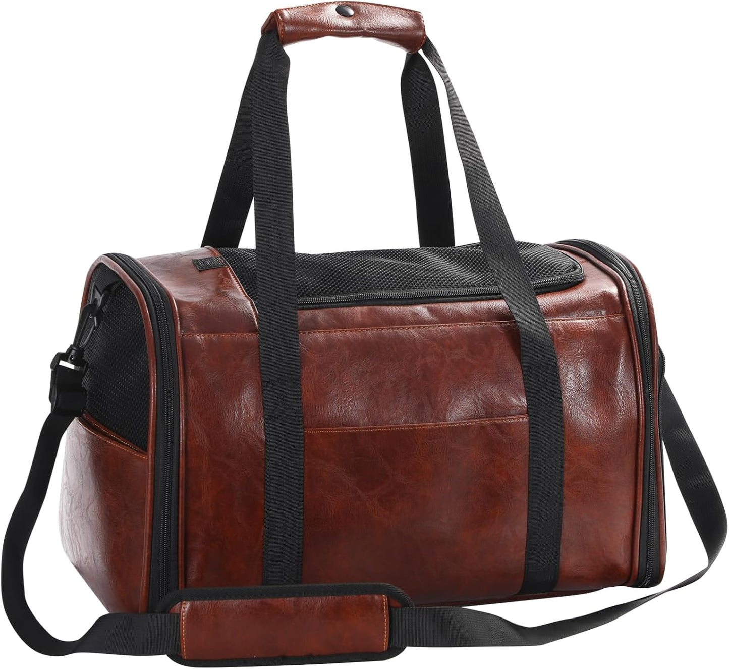 Fashion Leather Pet Carrier 