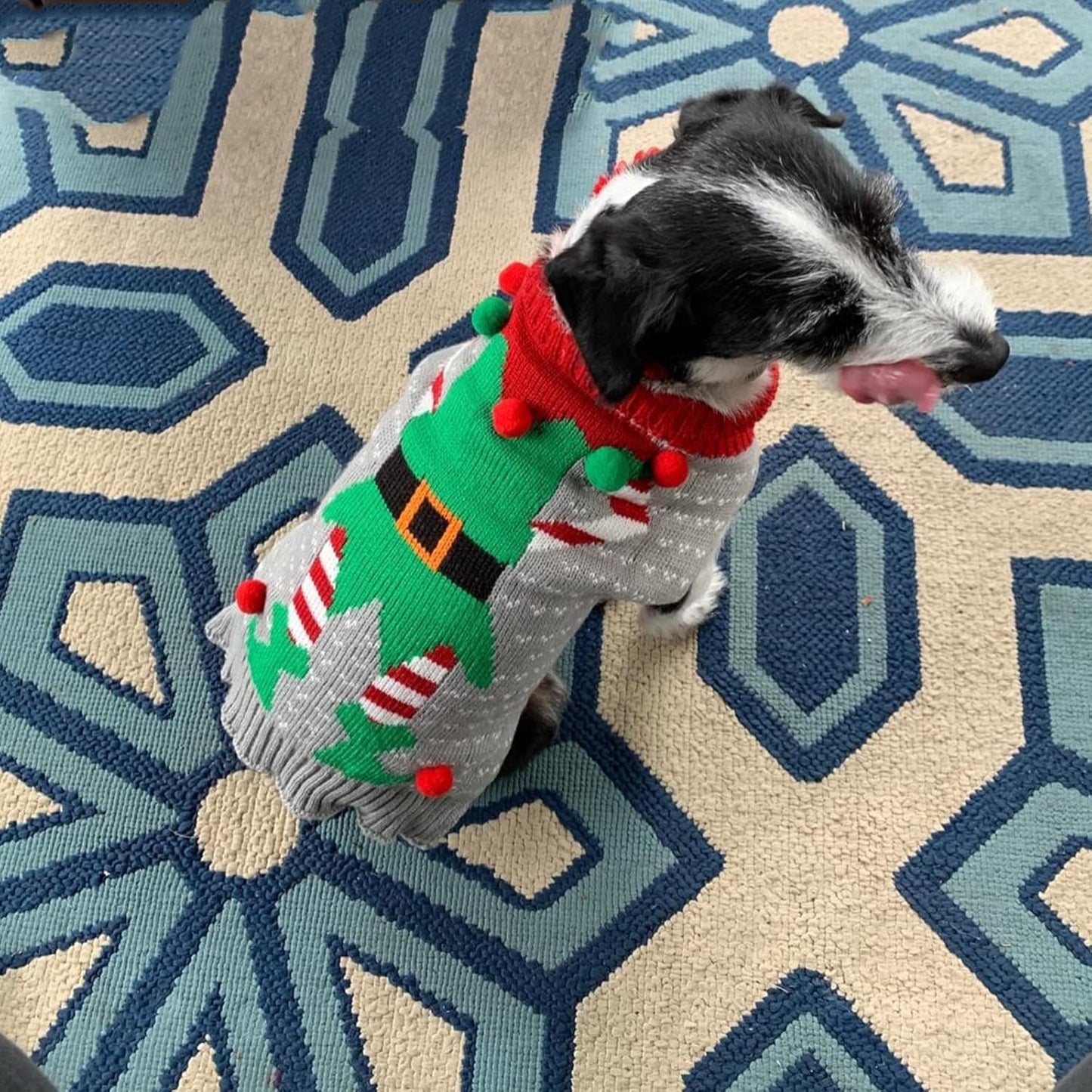 Black Reindeer Sweater 