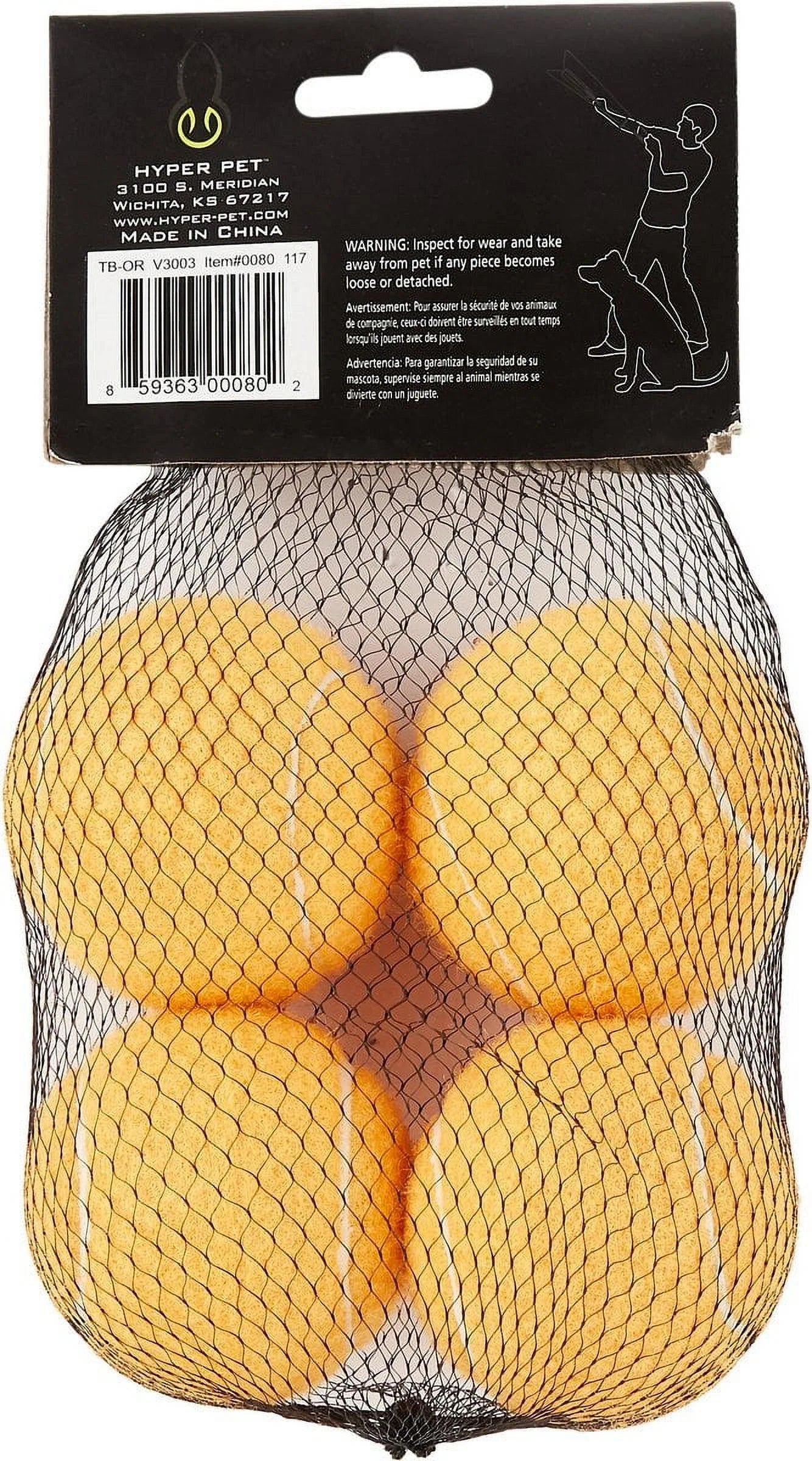 Tennis Balls, Pack of 4