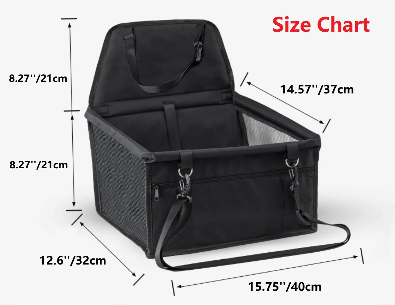 Dark Gray Car Booster Seat 