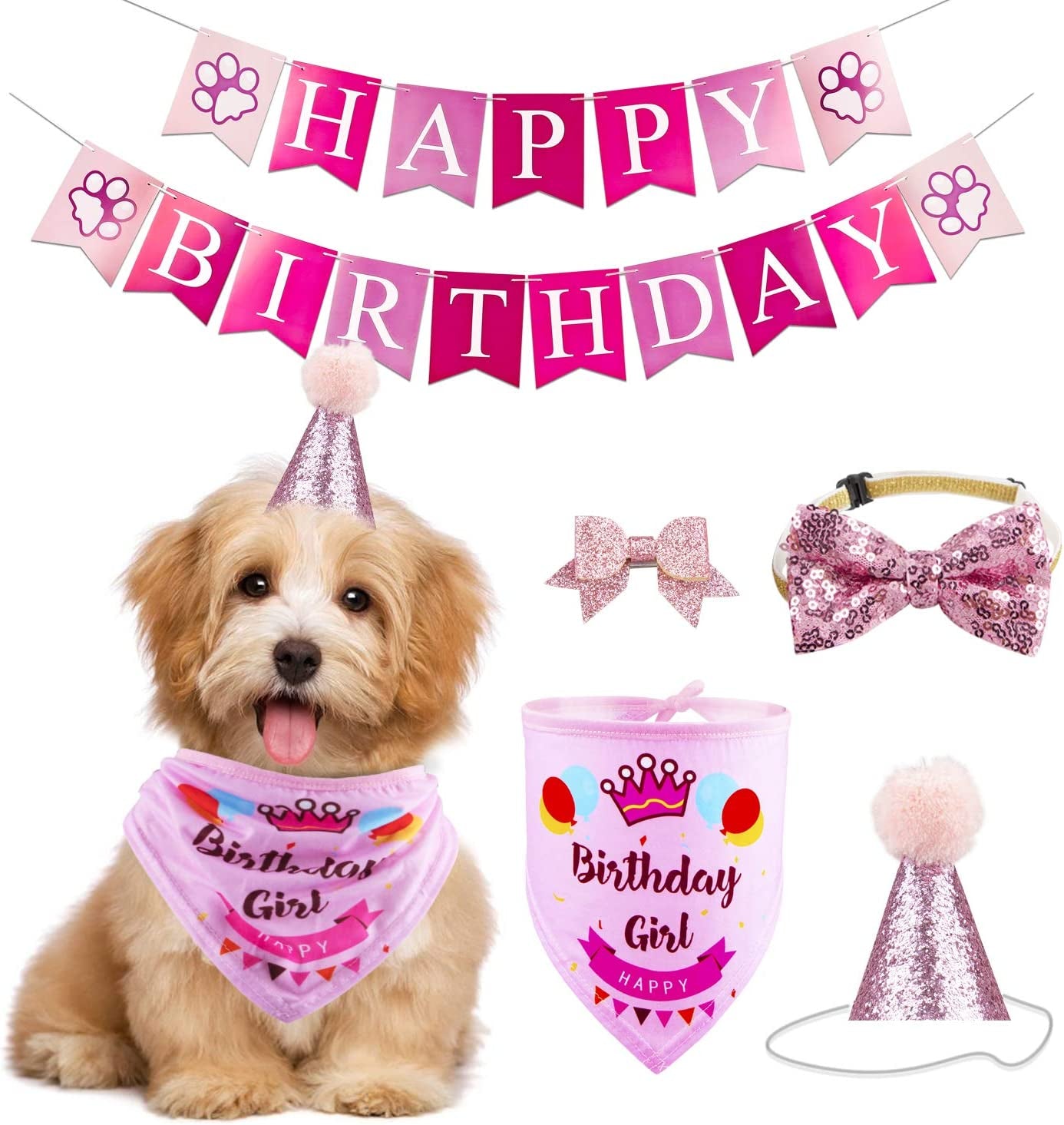 Pink Pet Birthday Party Supplies 