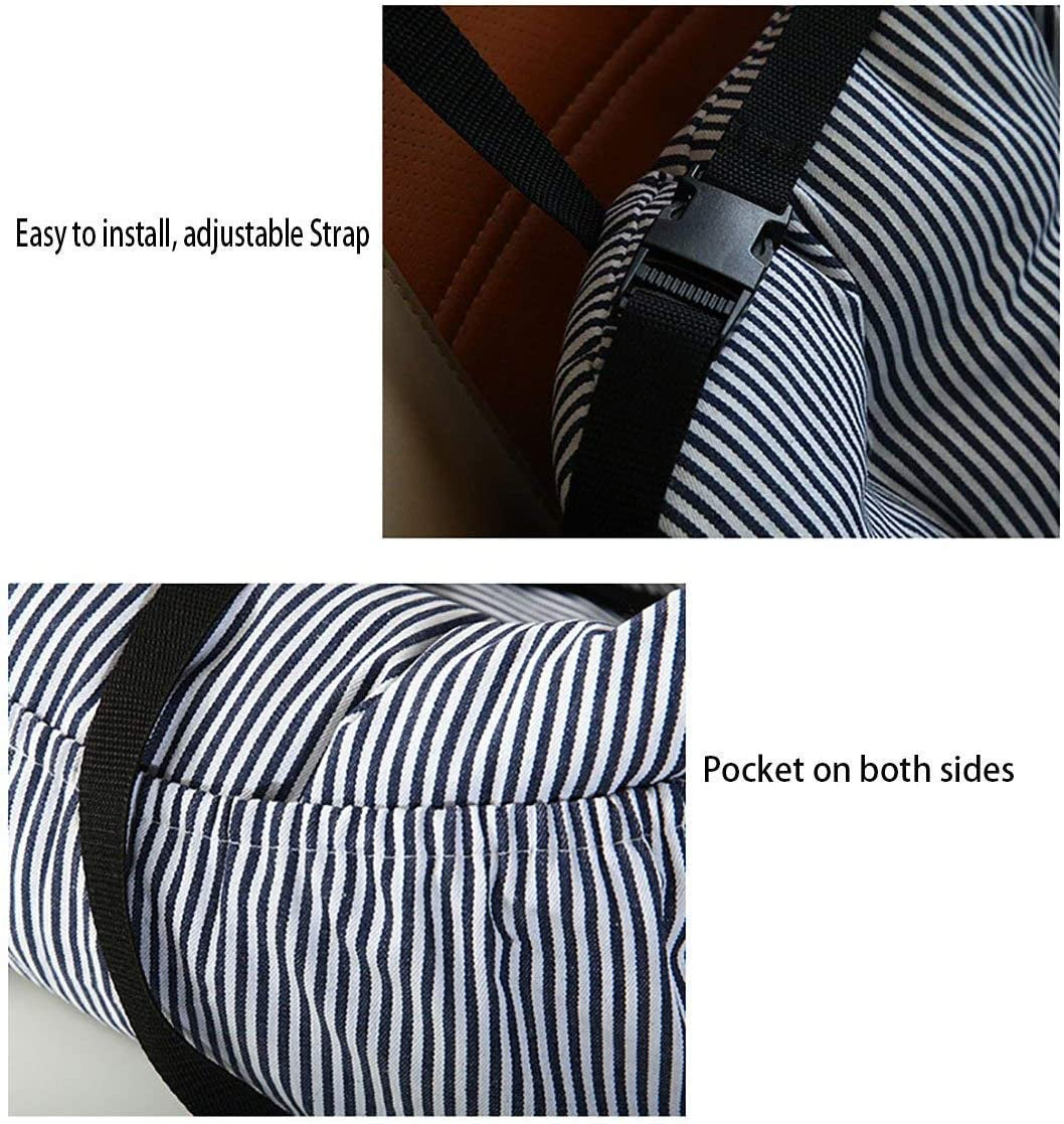 Comfy Car Booster Seat with Storage 