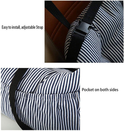 Comfy Car Booster Seat with Storage 