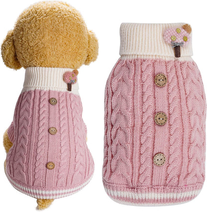 Pretty in Pink Turtleneck Sweater 