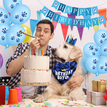 Blue Pet Birthday Party Supplies 