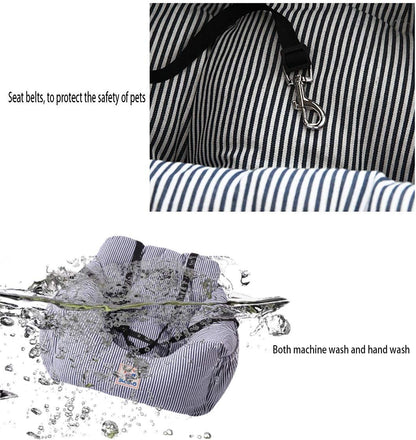 Comfy Car Booster Seat with Storage 